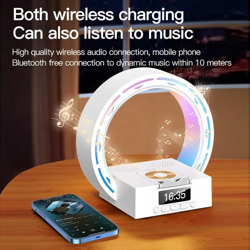 LumiSound Pro: 4-in-1 Smart Lamp & Speaker Hub